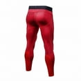 thumbnail image 3 of Dadaria Men Sports Stretch Leggings Trousers Breathable Quick-drying Wicking Fitness Pants Red XXL,Men, 3 of 3