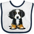 thumbnail image 3 of Inktastic Bernese Mountain Dog Boys or Girls Baby Bib, 3 of 4