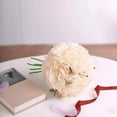 thumbnail image 6 of BalsaCircle 11" Cream Silk Artificial Peony Flowers Bouquet Wedding Party Centerpieces Decorations, 6 of 7
