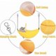 thumbnail image 3 of Small Animal Bed House for Guinea Pig and Hamster Cage Accessories Winter Warm Hanging Nest 20x6.5cm Yell 2Pcs, 3 of 5