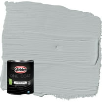Glidden One Coat Maiden Mist / Gray Eggshell Interior Paint with Primer, 1 Quart