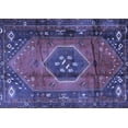 thumbnail image 1 of Ahgly Company Indoor Rectangle Persian Blue Traditional Area Rugs, 7' x 10', 1 of 4