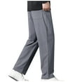 thumbnail image 3 of Men's Lightweight Athletic Pants Breathable Quick Dry Water Resistant Jogger Track Pants Workout Hiking Pants Man Draw Rope Pocket Sports Pants Easy Casual Pants Straight Pants Corduroy Trousers, 3 of 3