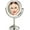Artistic Satin Nickel, variant on 8.5 Inch Lighted Makeup Mirror 1X/10X HD Magnification 3 Color Dimmable Shadowless LED Lights 360 Swivel Pearl Nickel Vanity Mirror