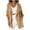 Khaki, variant on Kaemgyyd Women's Trench Coat Fall Fashion Classic Lapel Long Sleeve Jackets Open Front Pockets Outerwear with Belt