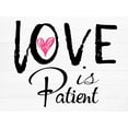 thumbnail image 2 of Lewis, Sheldon 18x15 Black Ornate Wood Framed with Double Matting Museum Art Print Titled - Love Is Patient, 2 of 4