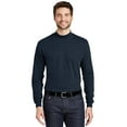 thumbnail image 4 of Port Authority ®  Interlock Knit Mock Turtleneck.  K321 Xl Navy, 4 of 4