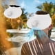 thumbnail image 5 of Sombrero solar con ventilador de carga USB - Gorro portátil para exteriores con ventilador silencioso para protección solar, playa, viajes, conducción - ajustable, blanco, 5 of 8