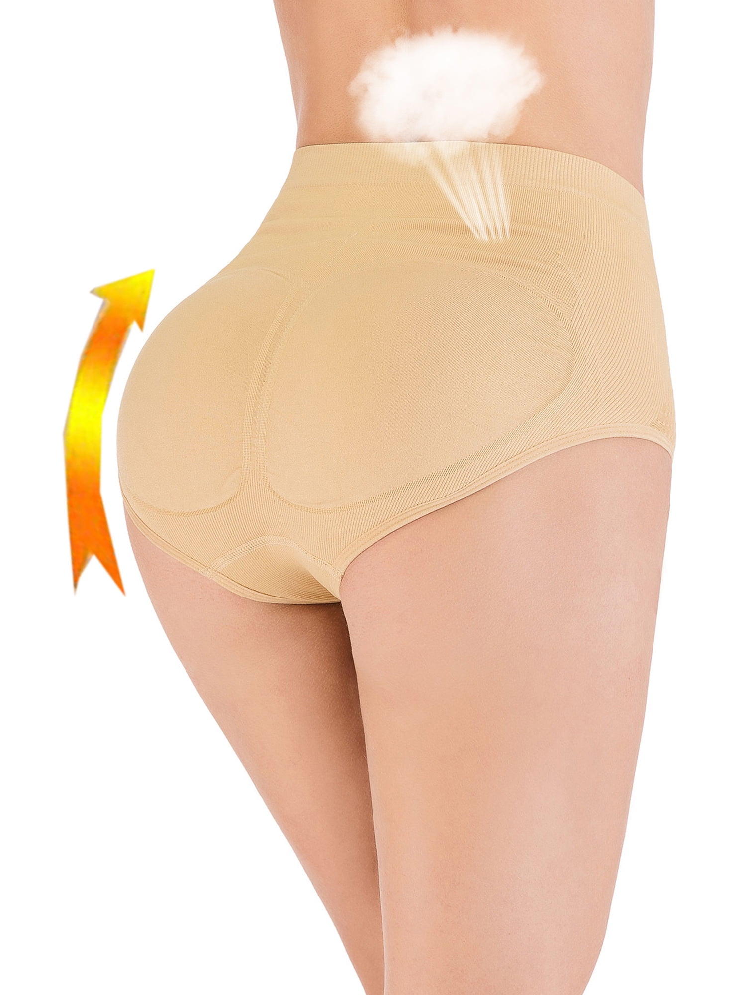 Lelinta Women Lace Padded Seamless Butt Hip Enhancer Shaper Panties Underwear 