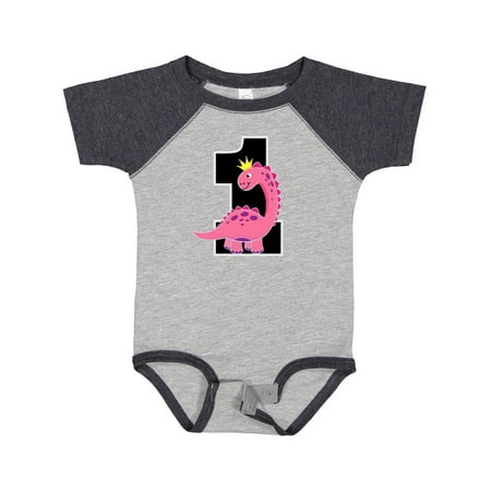 

Inktastic Dinosaur Girls 1st Birthday Outfit Gift Baby Girl Bodysuit