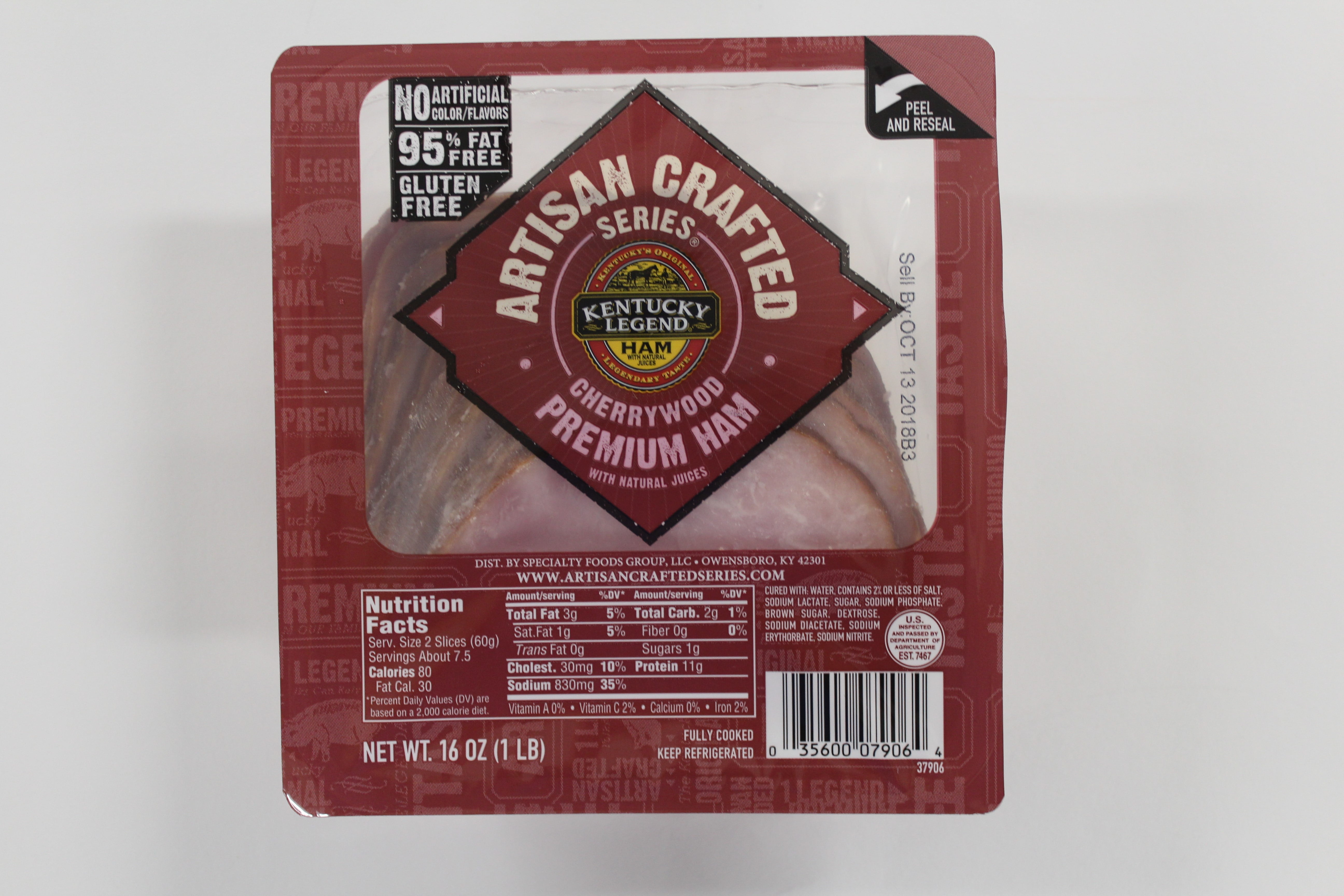 Kentucky Legend Artisan Crafted Series Cherrywood Premium Ham, 16 Oz ...