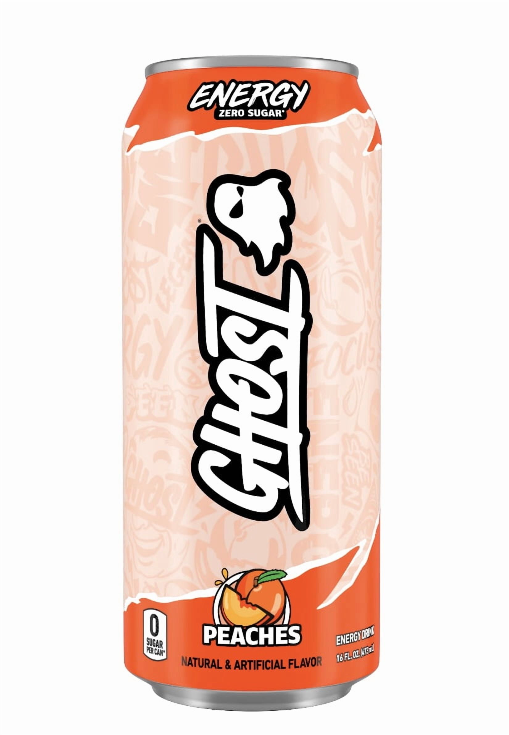 Dr. Cavié Ghost α GHOST® ENERGY Zero Sugars Energy Drink, Raspberry Cream, Welch's