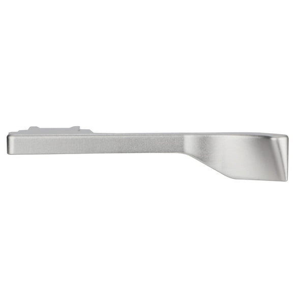 Empuñadura AKIROOD Deluxe de metal para Fujifilm X-E4 con el pulgar hacia arriba, color plateado