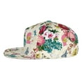 thumbnail image 3 of Haiem Bird Butterfly Rose Classic Snapback Cap Flat Bill Hat Baseball Cap Adjustable Size Cotton Dad Hat, 3 of 9