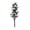 J, variant on Hyknon Christmas Artificial Flowers with Ground Stake, UV Resistant Fake Flowers, Fade Resistant Realistic Fake Plants, Weatherproof Faux Greenery Bushes Tree for Garden Yard Porch Patio Decor 22.8"