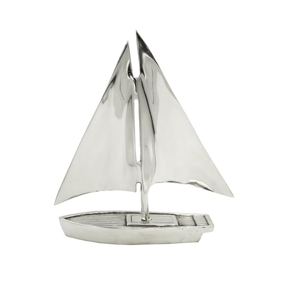 Velero Mediano Pewter Corner Home & Garden Velero, decorativo, pewter