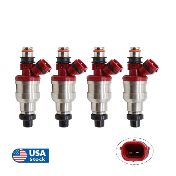 Fuel Injectors For 1989-95 Toyota 4Runner Pickup T100 22RE 2.4L 23250-35040 4Pcs