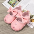 thumbnail image 4 of HsdsBebe Baby Girls Shoes Infant Mary Jane Bowknot Dress Shoe for Newborn 0-18M, 4 of 6