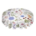 thumbnail image 3 of Herb Plant Flower Round Tablecloth Wedding Hotel Table Cover Holiday Dining Table Waterproof Tablecloth, 3 of 6