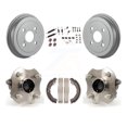 thumbnail image 1 of Transit Auto Rear Coated Brake Drum Shoe Hardware and Wheel Hub Bearing Assembly Kit for Car 2000-2005 Toyota Echo 4-Wheel ABS - Left Right Side (Driver Passenger) K7D-100037, 1 of 11