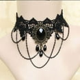 thumbnail image 3 of Vintage Gothic Lace Choker Necklace - Victorian Court Style, Perfect for Women, 3 of 9