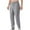 Gray, variant on Zylanna Men's Casual Pants, with Pockets Drawstring Waist Stretchable Baggy Comfortable Joggers for Winter Sports Beige