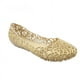 thumbnail image 4 of Verano Hollow Out Bird's Nest Sandalias Zapatos de gelatina de cristal brillante Zapatos con agujeros planos Zapatos de playa, 4 of 6