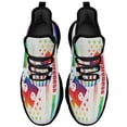 thumbnail image 2 of Autism Tie Dye Shoes Trail Running Shoe Non-Slip Breathable Comfortable Sneakers Black Size 11.5, 2 of 7