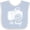Blue and White, variant on Inktastic Camera Oh Snap Boys or Girls Baby Bib