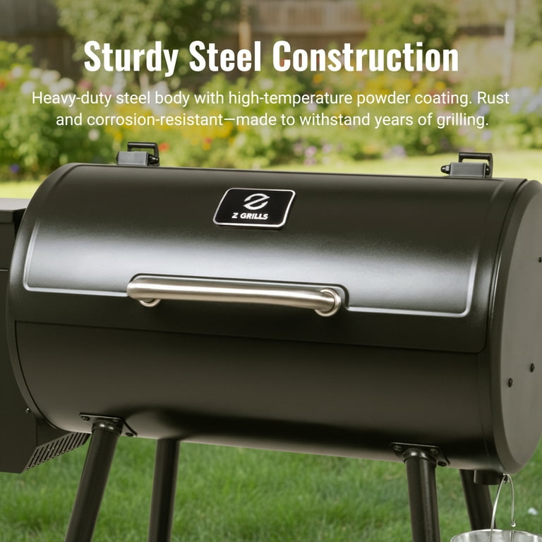Z Grills, BBQ Master Wood Pellet Grill & Smoker, 8 in 1, 567 sq.in
