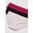 thumbnail image 2 of Blissful benefits by warner's no muffin top hipster with lace cotton panties, Style RU0093W, 3 pack, 2 of 4