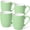 Mint Green, variant on 16 oz Large Coffee Mugs Set of 4 Ceramic Coffee Mug White Coffee Cups Tea Cups Idea Gift for Women Men House Warming Gifts New Home Office