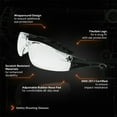 thumbnail image 2 of GRITR Shooting Safety Glasses w/ Anti-Fog Scratch Resistant Lenses, Black, 2 of 7