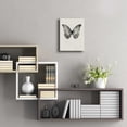 thumbnail image 6 of Epic Art 'Black Butterfly on Tan' by Design Fabrikken, Acrylic Glass Wall Art, 12"x16", 6 of 8