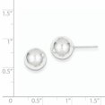 thumbnail image 3 of Primal Silver Sterling Silver 10mm Ball Earrings, 3 of 5