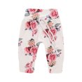 thumbnail image 5 of YMH Girl Flower Floral Print Hooded Hoodie Long Pants Headband Outfits Autumn Set, 5 of 7
