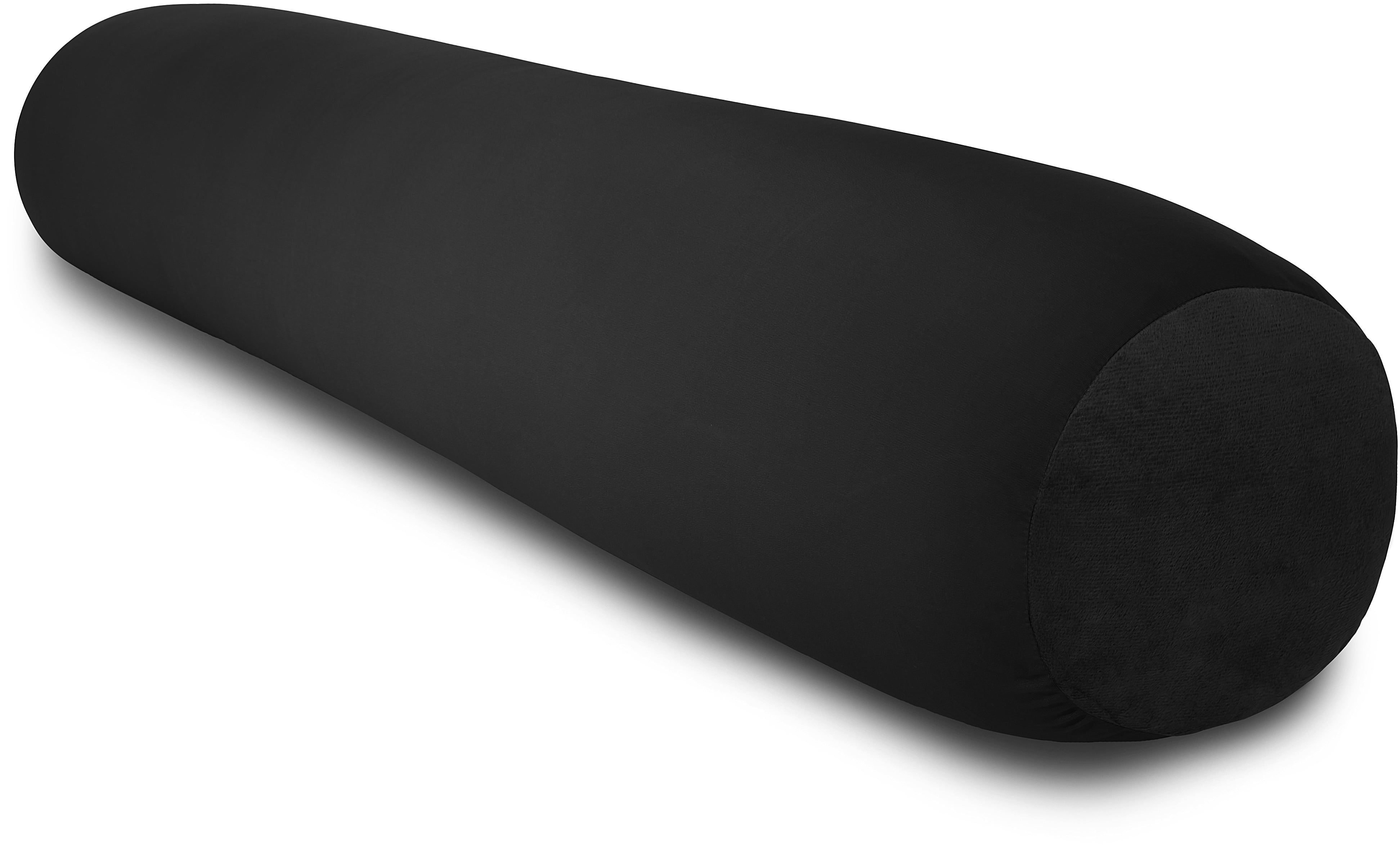 Cover For Microbead Body Pillow - Spandex (15%) / Nylon (85%) Blend - Hypoallergenic - Pillow Cover, Black