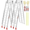 thumbnail image 1 of VEVOR Aluminum Ramps, 1500 lbs Folding Loading Ramps for Pickup Trucks Bed, Trailers Ramp with Load Straps for Dirt Bike, UTV, ATV, Trucks, Lawn Mowers, Snowblower, Cargo Trailer, 89"L x 12"W, 2 Pcs, 1 of 9
