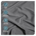 thumbnail image 2 of 2-Pack Fitted Bottom Sheets Twin - Premium 1800 Ultra-Soft Wrinkle Resistant Microfiber - Deep Pocket (Twin, Grey), 2 of 8