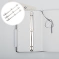 thumbnail image 6 of 3pcs Iron Leaf Binders Household Binder Circles Removable Book Rings Book Accessory, 6 of 8