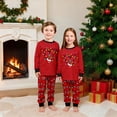 thumbnail image 2 of Family Matching Sleepwear Set, Superhero Printed Long Sleeve Pajamas for Christmas Party, 2 of 5