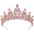 thumbnail image 1 of KAKOWELY Tiara nupcial de cristal, corona, tiara, tocado de boda, diadema de cumpleaños, accesorio para el cabello, 1 of 4