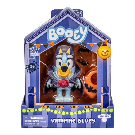 Bluey Booey Halloween Vampire Figure with Trick-or-Treat Bag
