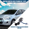 thumbnail image 3 of Unique Bargains No.81920-1EA00 Ignition Lock Cylinder with Key for Hyundai Accent 2006-20111 Set, 3 of 6