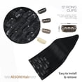 thumbnail image 4 of Natural Black Clip in Hair Extensions 100% Remy Human Hair Clip in Extensions Soft Silky Straight, 4 of 6