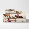 thumbnail image 3 of Sweet Jojo Designs Western Cowgirl Pink Brown Beige Blue 3 Piece Twin Size Sheet Set, 3 of 3