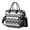 Black-7, variant on Nordic Style Boho Insulated Tote Bag - Leakproof Lunch Box with Detachable Shoulder Strap