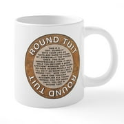 CafePress - Roundtuit - 20 Oz White Ceramic Mega Mug