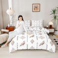 thumbnail image 4 of Feelyou Hippie Goth Crow Teens Twin Comforter Sets, Mandala Aztec Bedding Set, 2 Pieces, 4 of 8