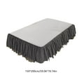 thumbnail image 3 of Beautynvta Bed Skirt, Ruffled Bed Skirt, Lightweight Super Soft Cotton Bed Skirt, Shrinkage Resistant & Wrinkle Free, Wrap Around Solid Bed Skirt, Machine washable, 59''x78.7'', 3 of 6